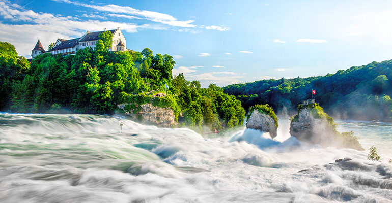 Lac de Constance Schaffhausen Chutes du Rhin