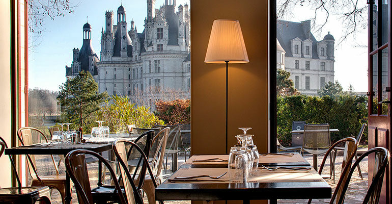 Déjeuner avec vue sur Chambord