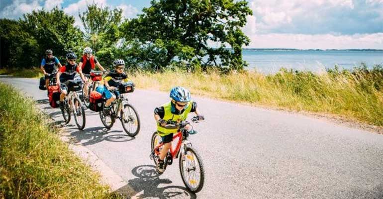 Denmark by bike with the family in the islands of Funen and Ærø