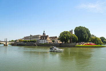 La Saône et les quais de Chalon-sur-Saône