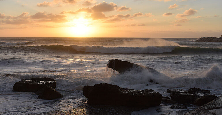 Coucher de soleil à Aveiro