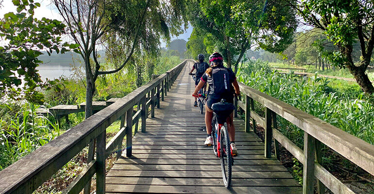 Cyclotouristes au Portugal