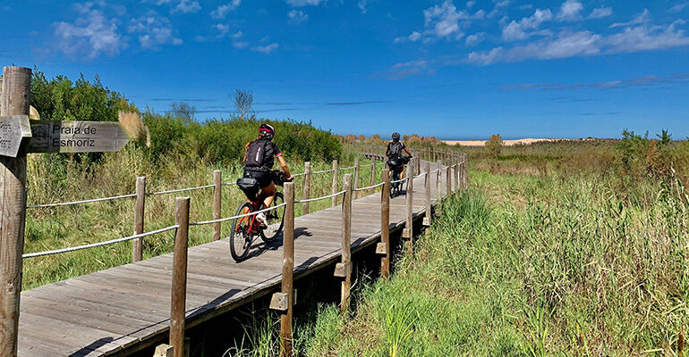 Cyclotouristes au Portugal