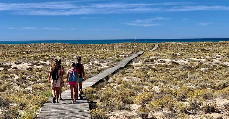 Famille dans la région de l'Algarve