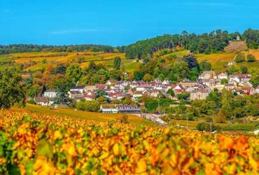 Paysage et village en Bourgogne