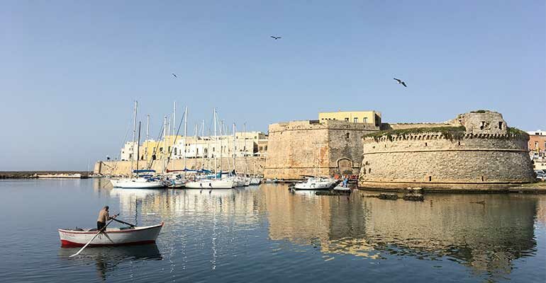 La ville fortifiée de Gallipoli