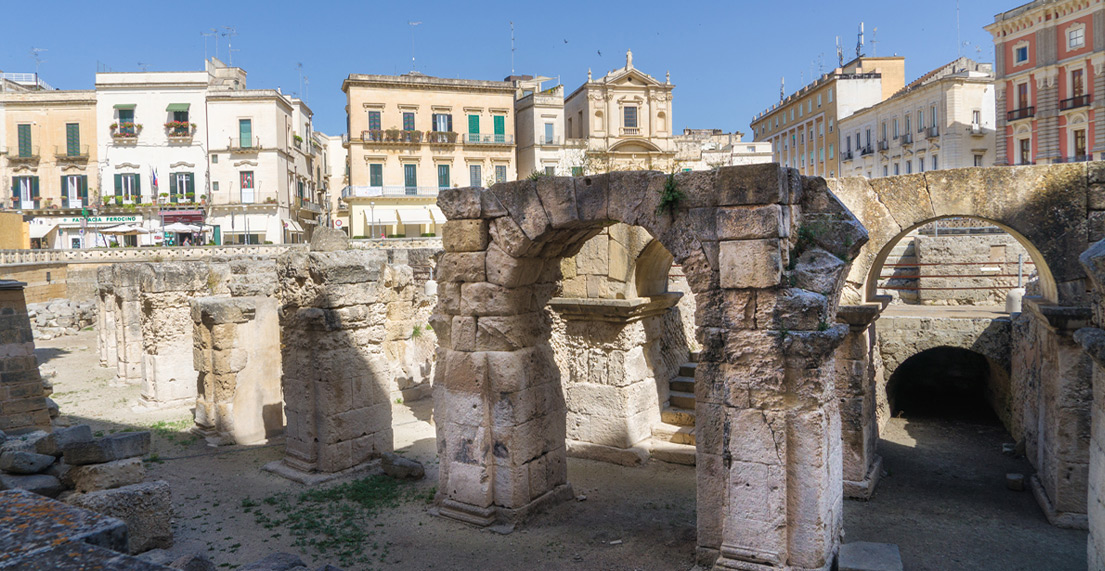 Ruines antiques d'une village