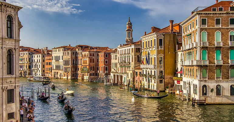 La ville de Venise et ses villa sur l'eau