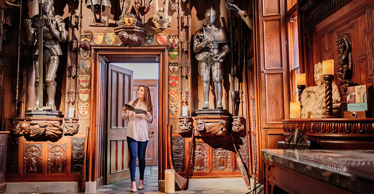 Visite d'un ancien manoir Écossais