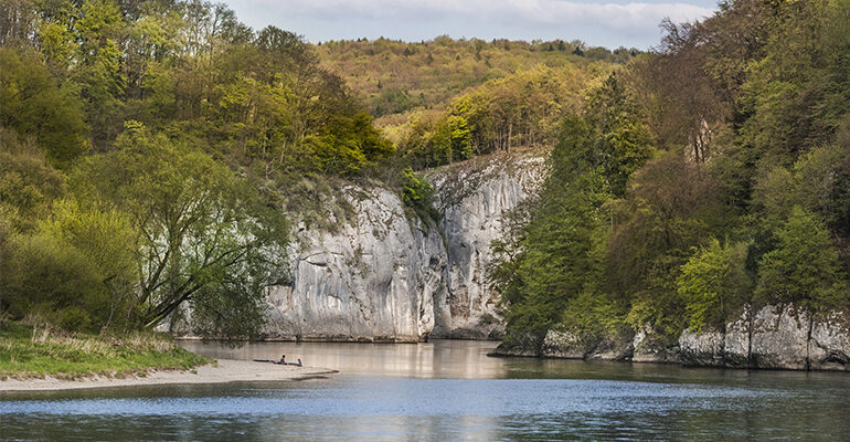 Les gorges du Danubes à Kelheim Allemagne
