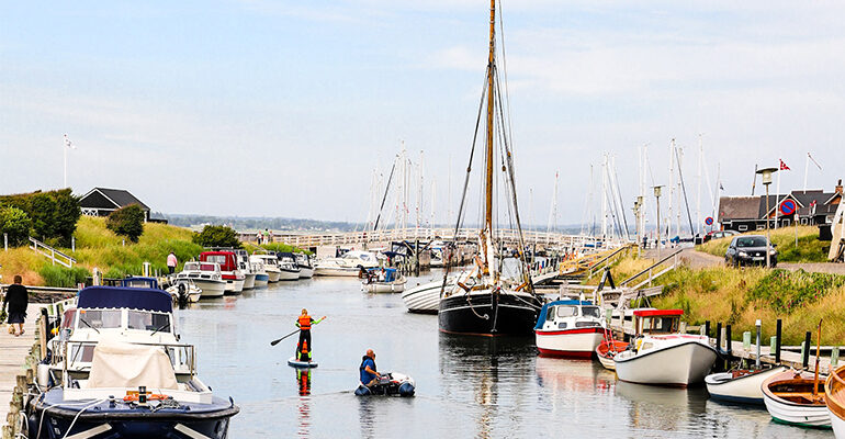 Port de pêche et ses bâteaux
