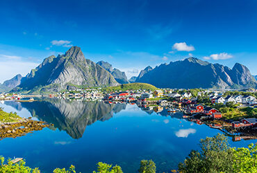 Panorama sur les îles Lofoten Norvège 3