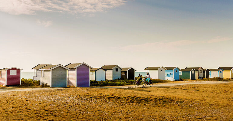 Les cabanes typiques et colorées de Suède